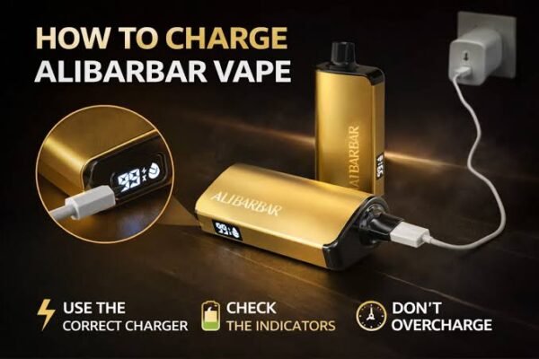 how to charge alibarbar vape ingot 9000