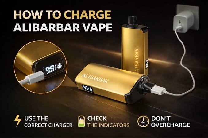 how to charge alibarbar vape ingot 9000