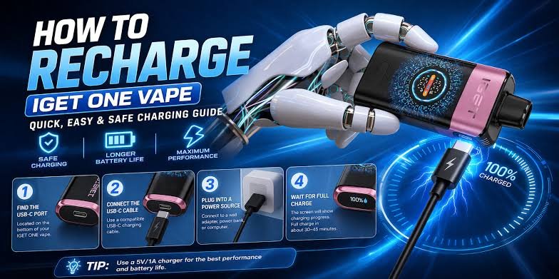 how to recharge iget one